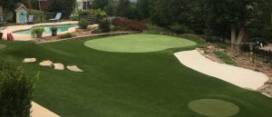 personal backyard putting green in Philadelphia, PA