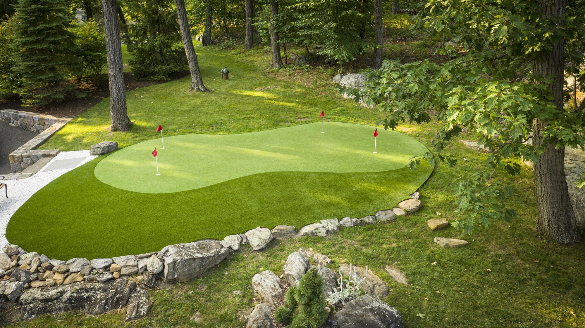 Private Backyard Putting Green