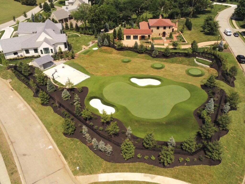 Private Golf Complex with Tees and Chipping Areas