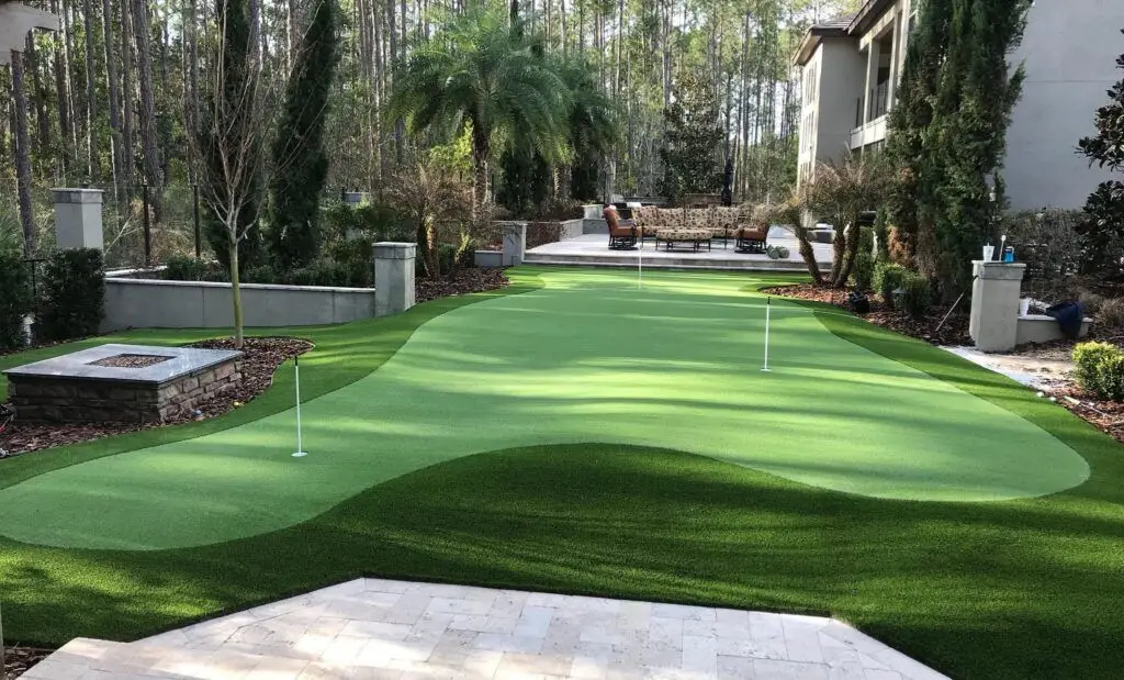 Private Backyard Putting Green